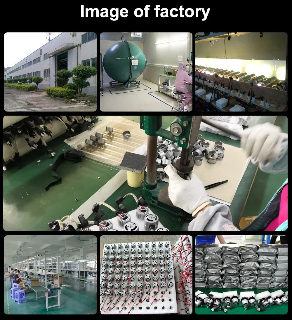 6000K/8000K LED Headlight Bulbs with Cooling Fan