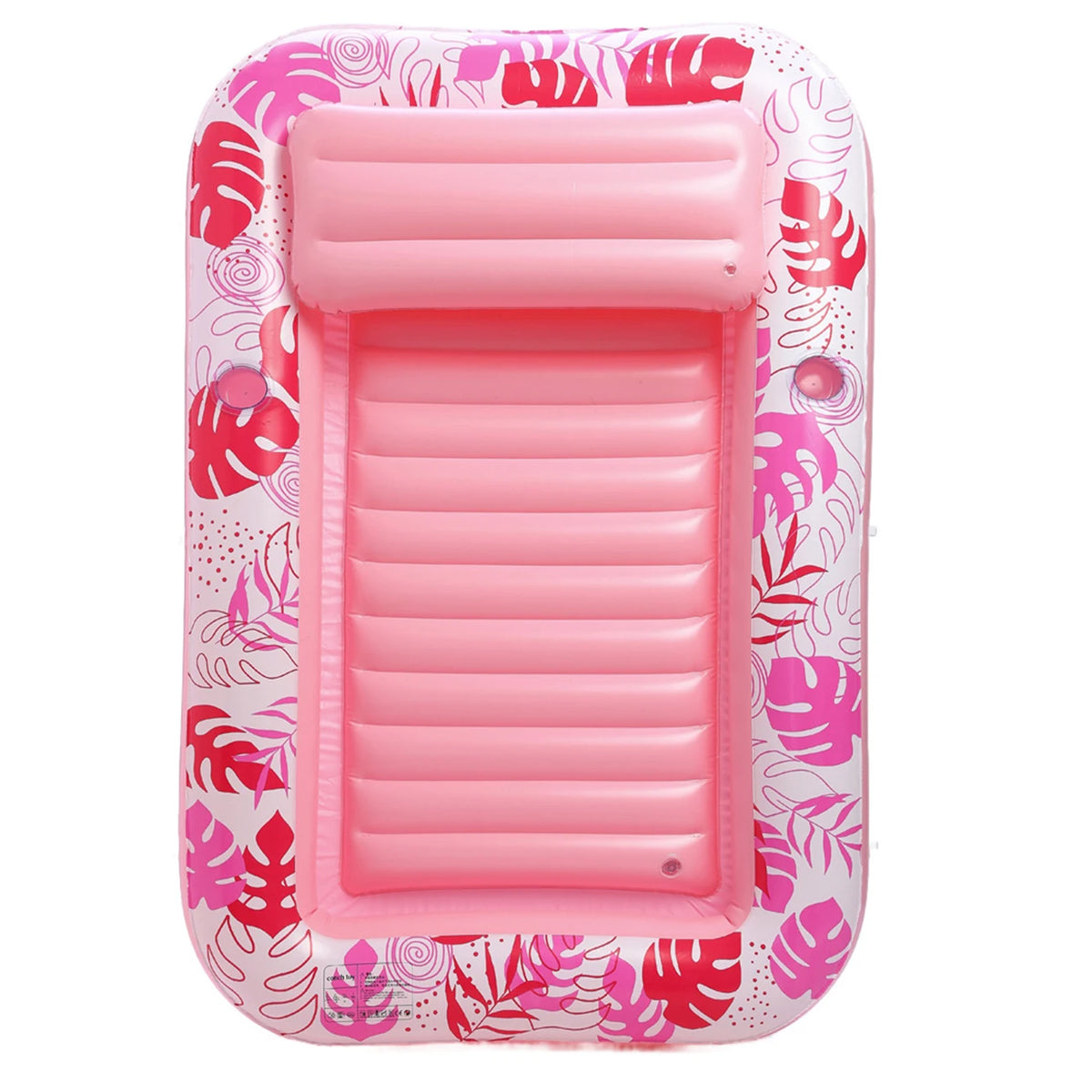 Extra-Large Inflatable Pool Lounger with Pillow