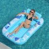 Extra-Large Inflatable Pool Lounger with Pillow