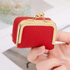 Vintage PU Leather Jewelry Box with Kiss Lock Closure