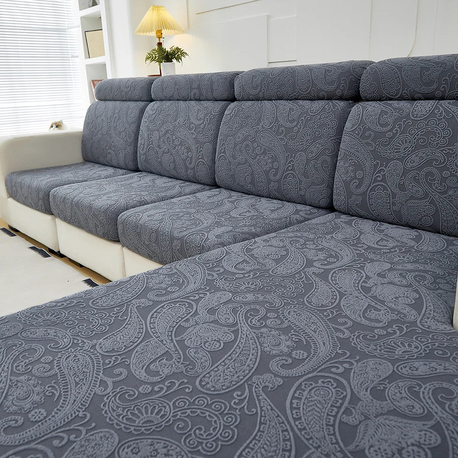 Jacquard Sofa Cushion Cover – Pet-Friendly & All-Season Protection