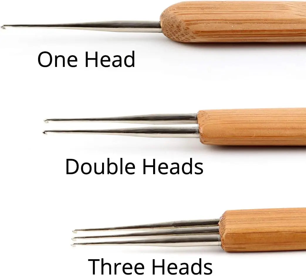 Dreadlock Crochet Hook Set of 3 (0.75mm)