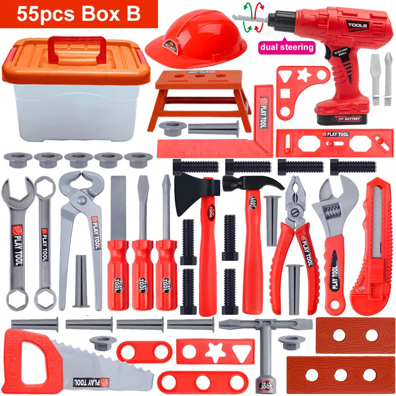 Electric Pretend Play Tool Set for Kids