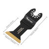 Titanium Coated Oscillating Multitool Saw Blades (2-Pack)