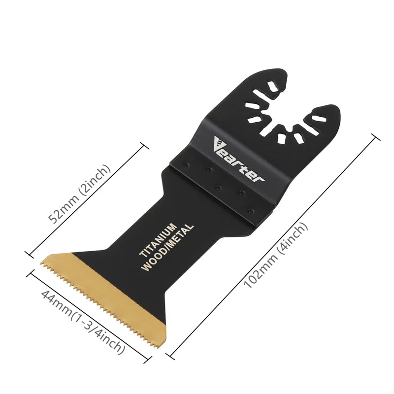 Titanium Coated Oscillating Multitool Saw Blades (2-Pack)