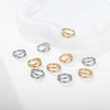 Titanium Double Hoop Nose Ring & Septum Clicker