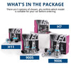 LED Headlight Bulbs – 6500K Cool White, Plug-and-Play Upgrade (H7/H11/9005/9006)
