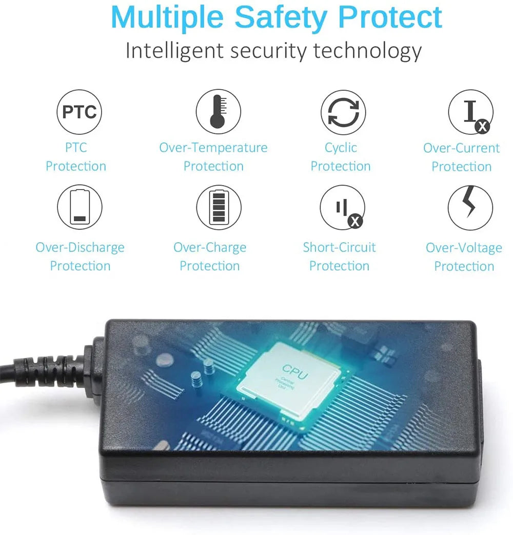65W Dell Laptop Charger with Interchangeable Tips