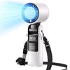 Portable Handheld Turbo Fan with Cooling & Flashlight