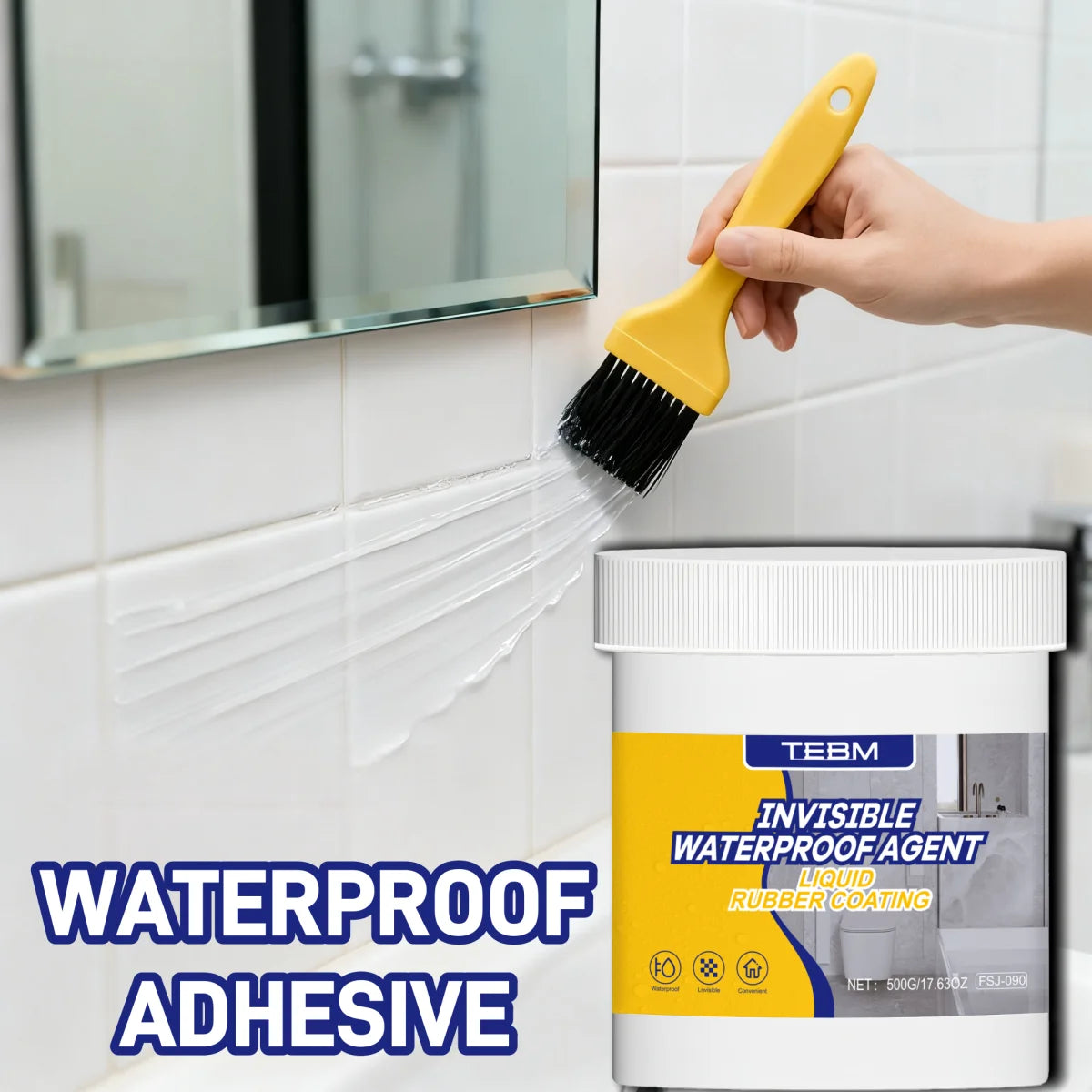 Invisible Waterproof Sealant – Transparent Leak Repair Coating