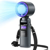 Portable Handheld Turbo Fan with Cooling & Flashlight