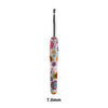 Ergonomic crochet hook with a sunflower design, measuring 7.0mm.