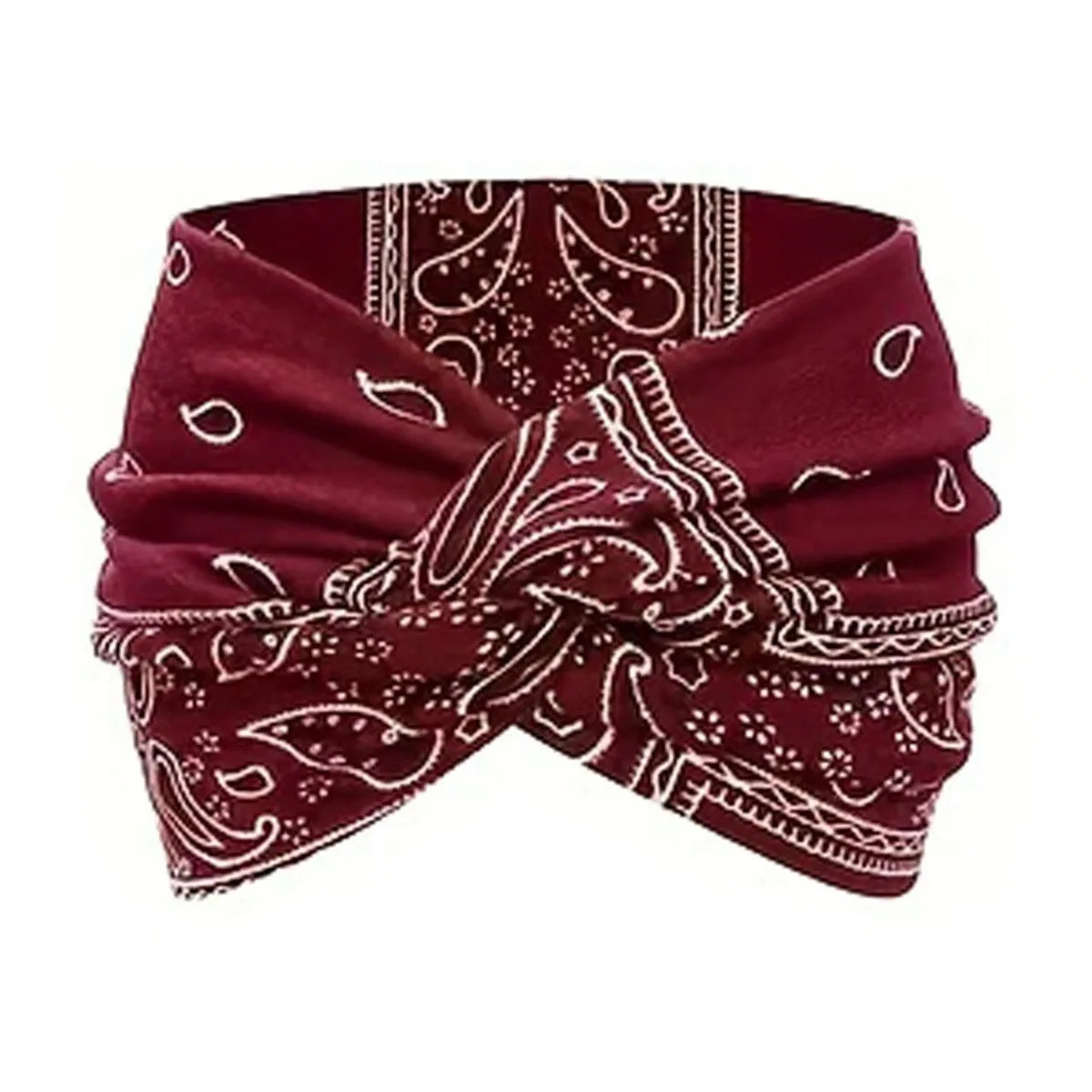 Ultra-Wide Knotted Headband for Yoga & Workouts