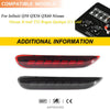 LED Rear Bumper Reflector Lights with Tail and Brake Functions