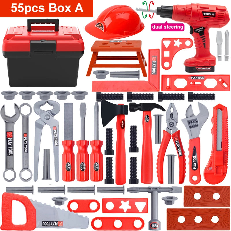Electric Pretend Play Tool Set for Kids