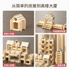 Natural Wooden Cabin Building Kit – DIY Forest House Blocks