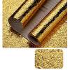 Rolls of self-adhesive aluminum foil kitchen wall stickers in gold and black patterns