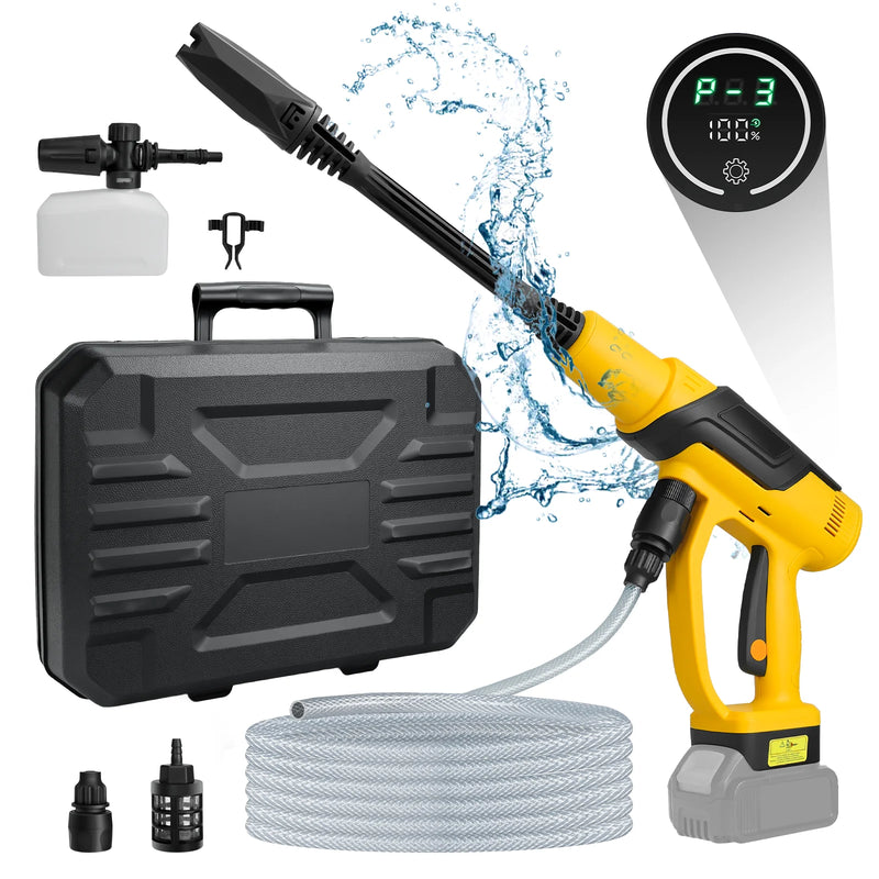 Portable Cordless Pressure Washer Gun
