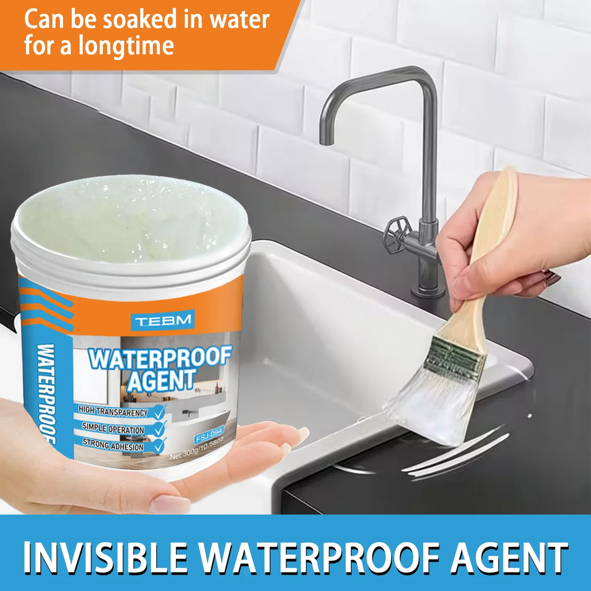 Transparent Waterproof Sealant for Home Repairs