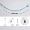 Bohemian Cotton Hanging Storage Chain with 20 Steel Clips