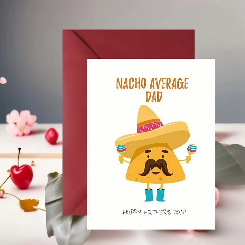 Humorous Father's Day Greeting Card with Envelope