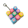 Kristall-Fidget-Keycap-Anhänger zur Stressbewältigung
