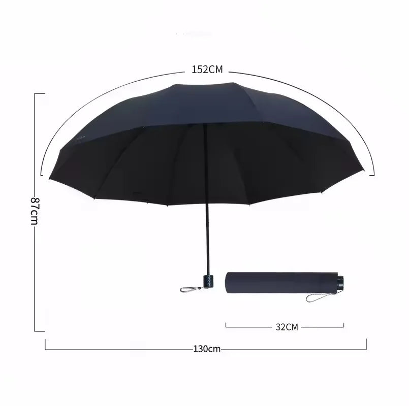 Parapluie Pliant Extra-Large pour le Soleil et la Pluie