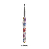 A single ergonomic crochet hook with a sunflower design, measuring 8.0mm.