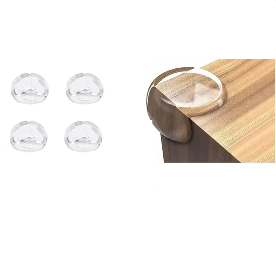Baby Safety Corner Protectors – Soft Silicone Edge Guards for Furniture