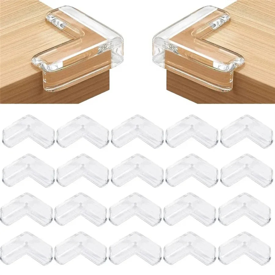 Baby Safety Corner Protectors – Soft Silicone Edge Guards for Furniture