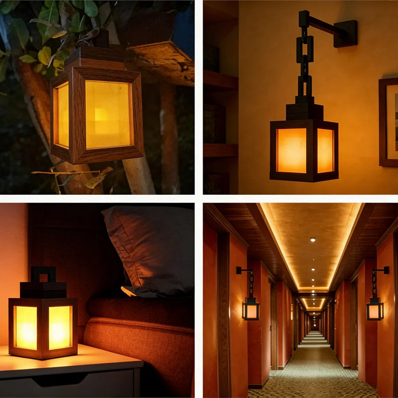 Pixel-LED-Nachtlicht im Retro-Stil