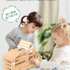 Natural Wooden Cabin Building Kit – DIY Forest House Blocks