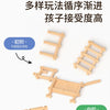 Natural Wooden Cabin Building Kit – DIY Forest House Blocks