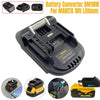 Battery Converter DM18M for Makita 18V Lithium tools with adapters for DeWalt and Milwaukee batteries