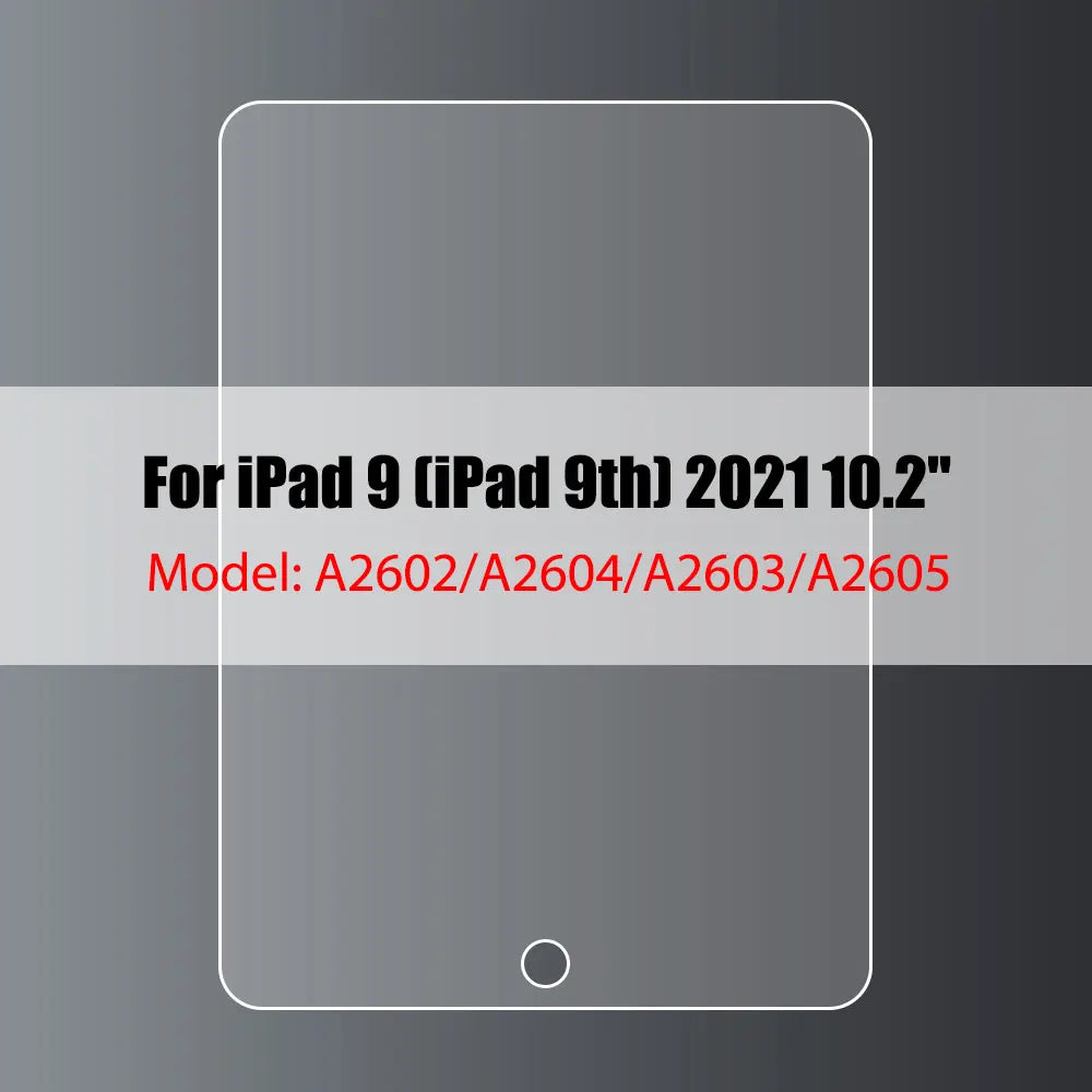 9H Tempered Glass Screen Protector for iPad