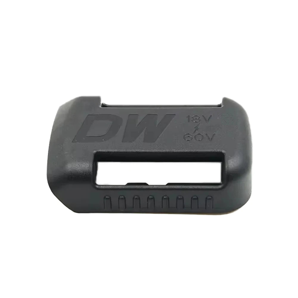 Black durable ABS battery storage holder with 18V and 60V markings.