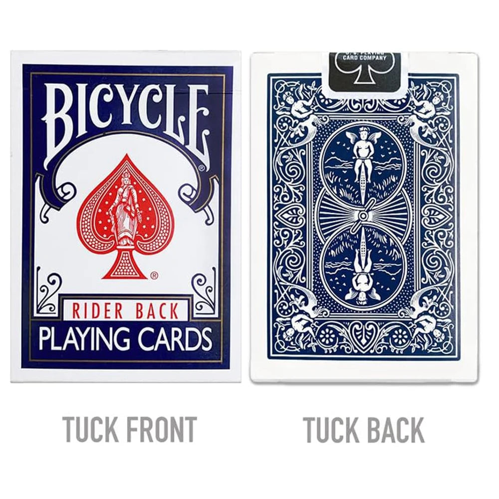 Bicycle Rider Back Playing Cards – 2 Standard Decks (Red & Blue)