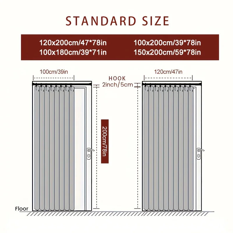 Soft Drape Room Divider Curtain for Privacy and Decor