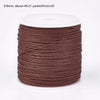Roll of 0.8mm red nylon cord for jewelry making and crafting