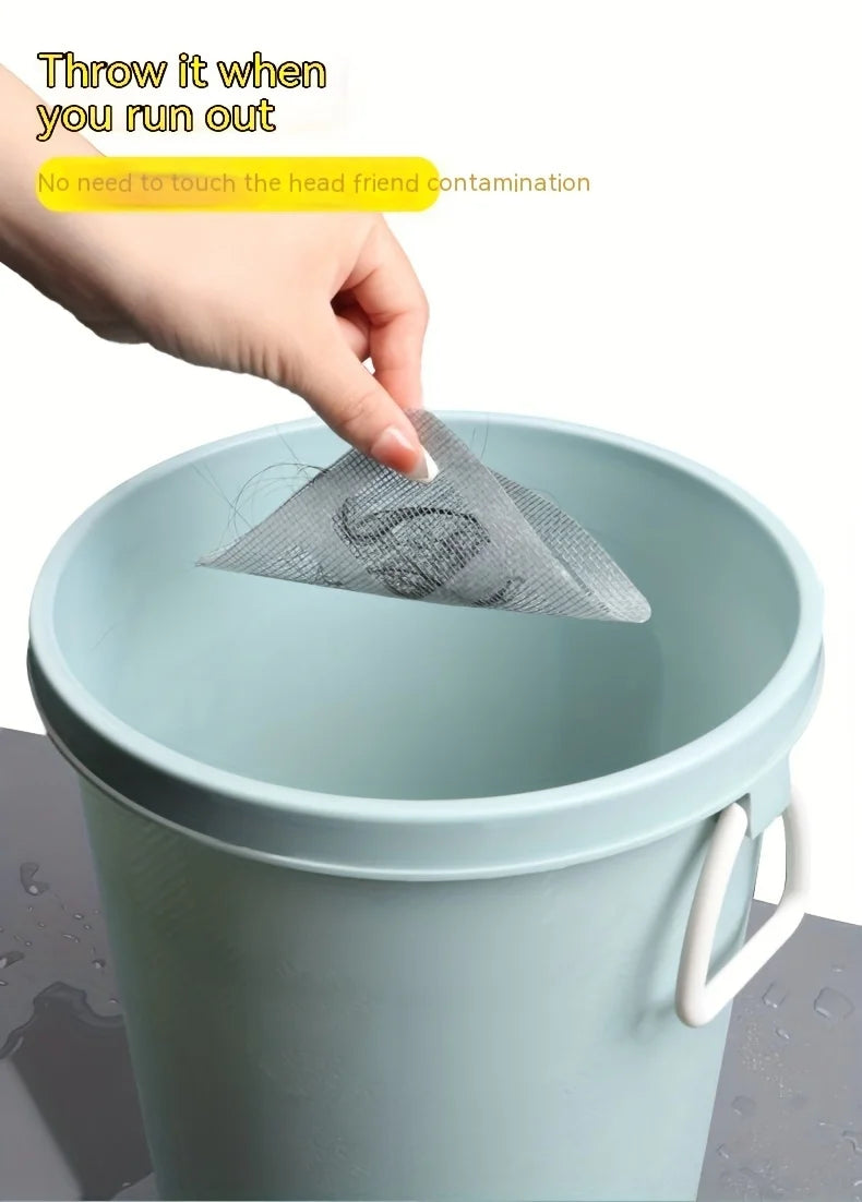 Self-Adhesive Drain Sticker Filter for Hair, Bugs, and Debris