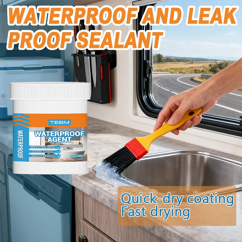 Transparent Waterproof Sealant for Home Repairs