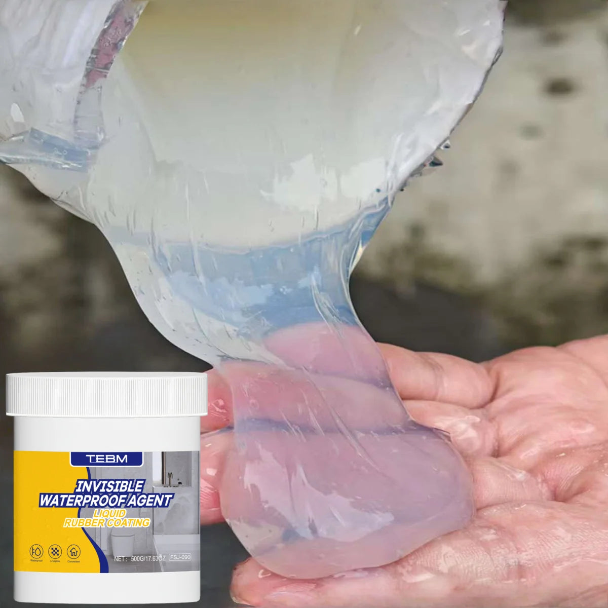 Invisible Waterproof Sealant – Transparent Leak Repair Coating