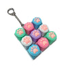 Kristall-Fidget-Keycap-Anhänger zur Stressbewältigung