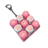 Kristall-Fidget-Keycap-Anhänger zur Stressbewältigung