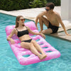 Adult Inflatable Pool Float with Headrest