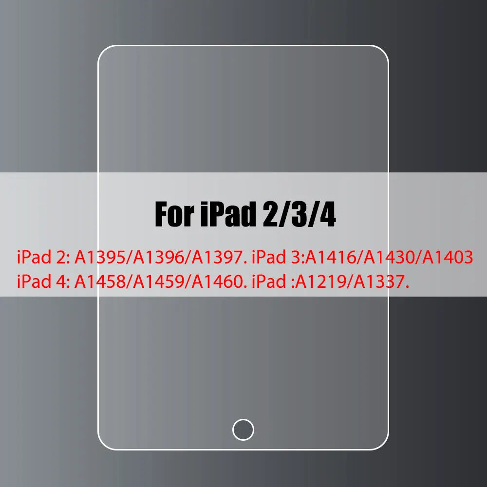 9H Tempered Glass Screen Protector for iPad