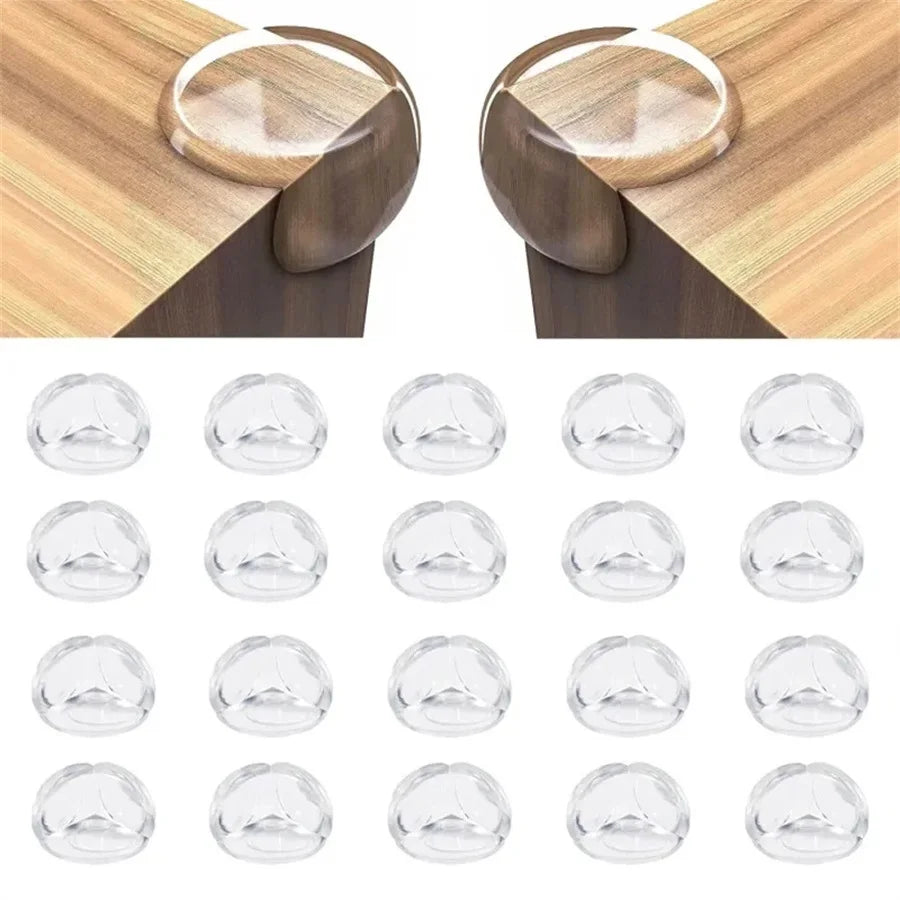Baby Safety Corner Protectors – Soft Silicone Edge Guards for Furniture