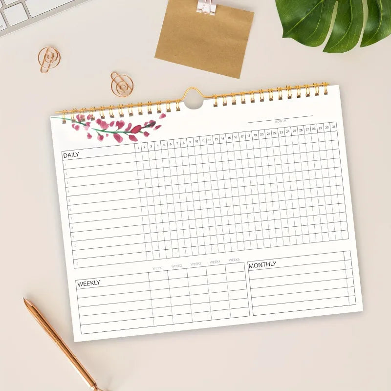 Daily Habit Tracker & Goal Planner Journal