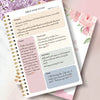 A5 Spiral Bible Study Journal with SOAP Method Layout