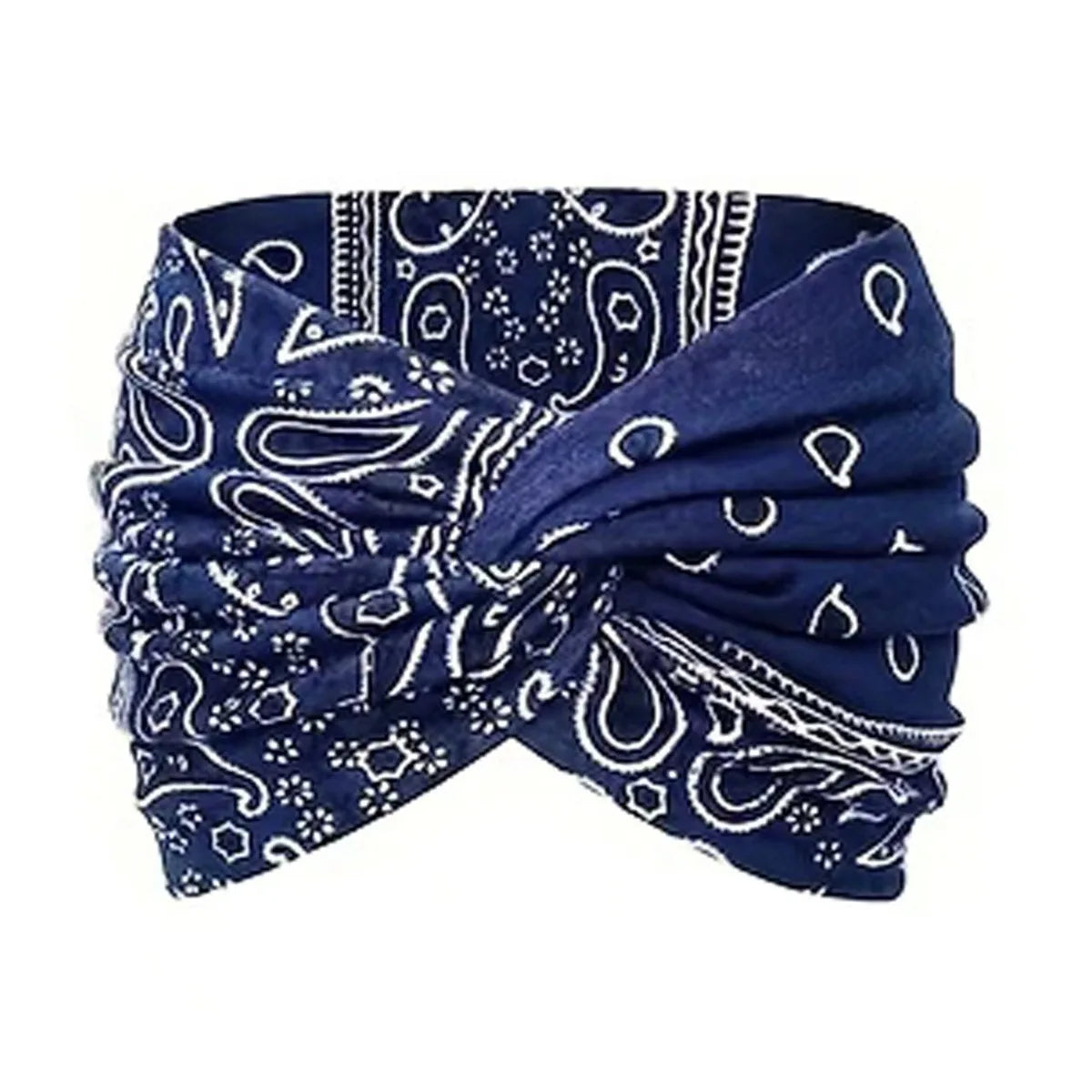 Ultra-Wide Knotted Headband for Yoga & Workouts